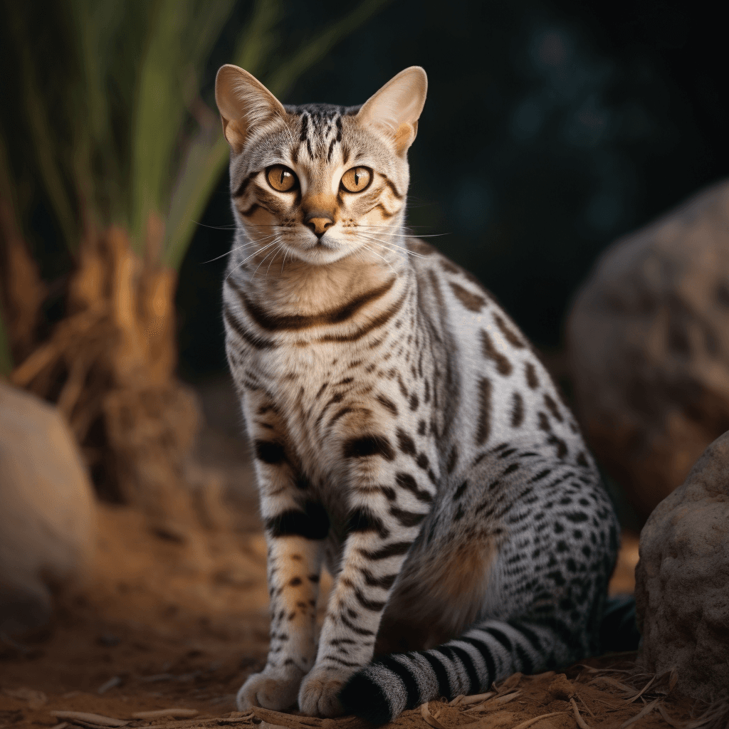 Egyptian mau cat