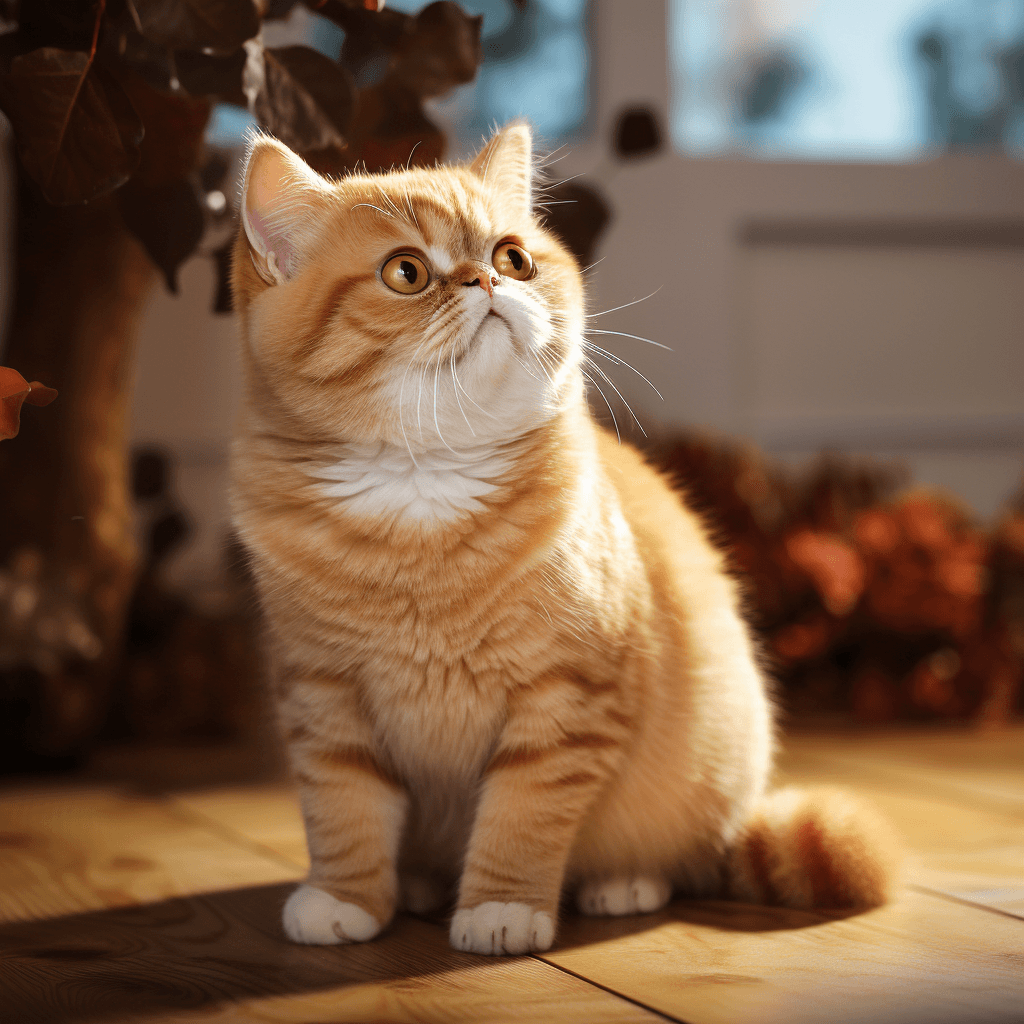 Exotic shorthair cat