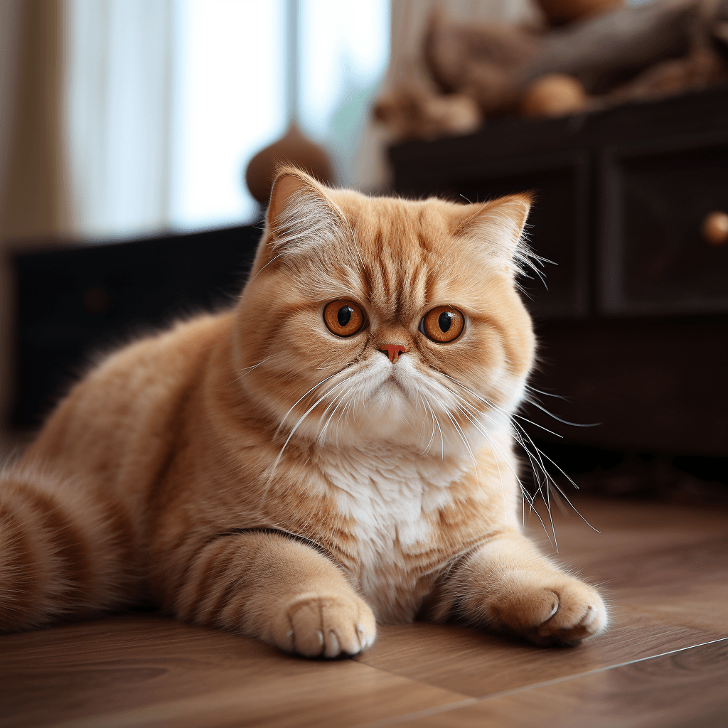 Exotic shorthair cat breed