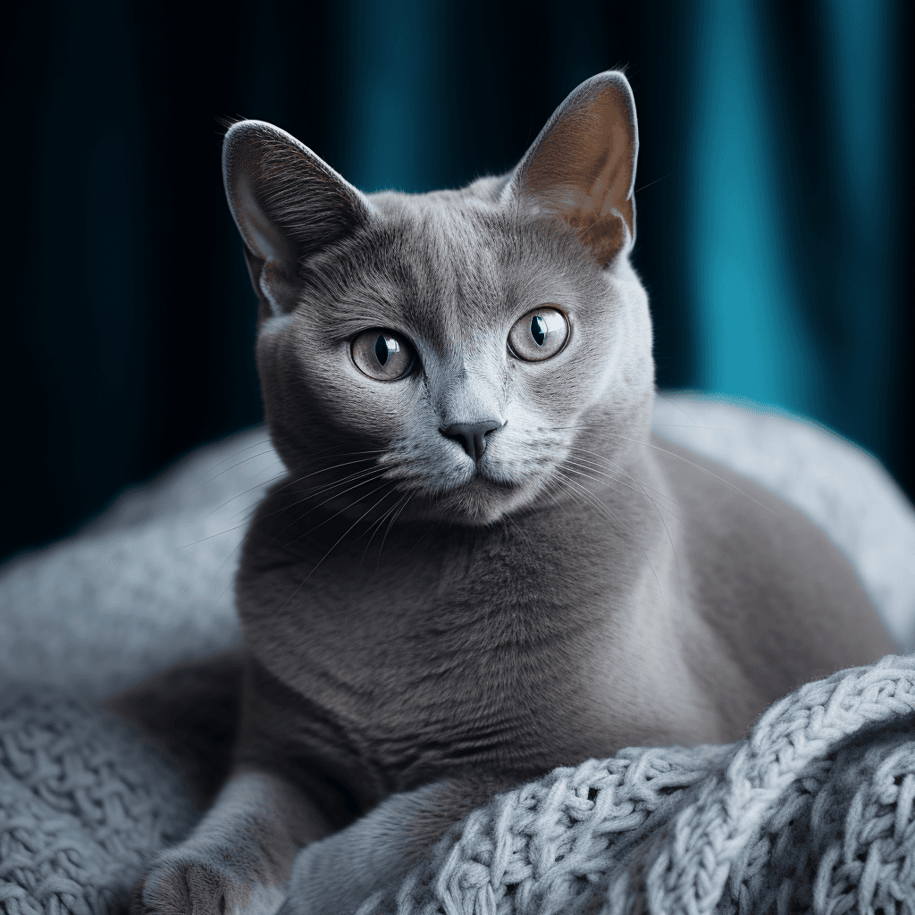 Russian blue cat breed