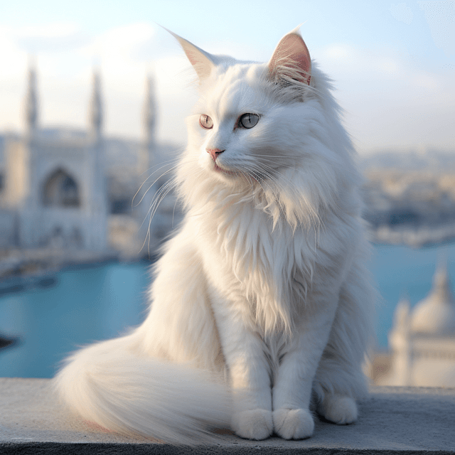 Turkish Angora cat